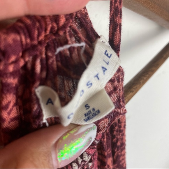 AEROPOSTALE Small Bohemian Romper Tie Back - Picture 4 of 10